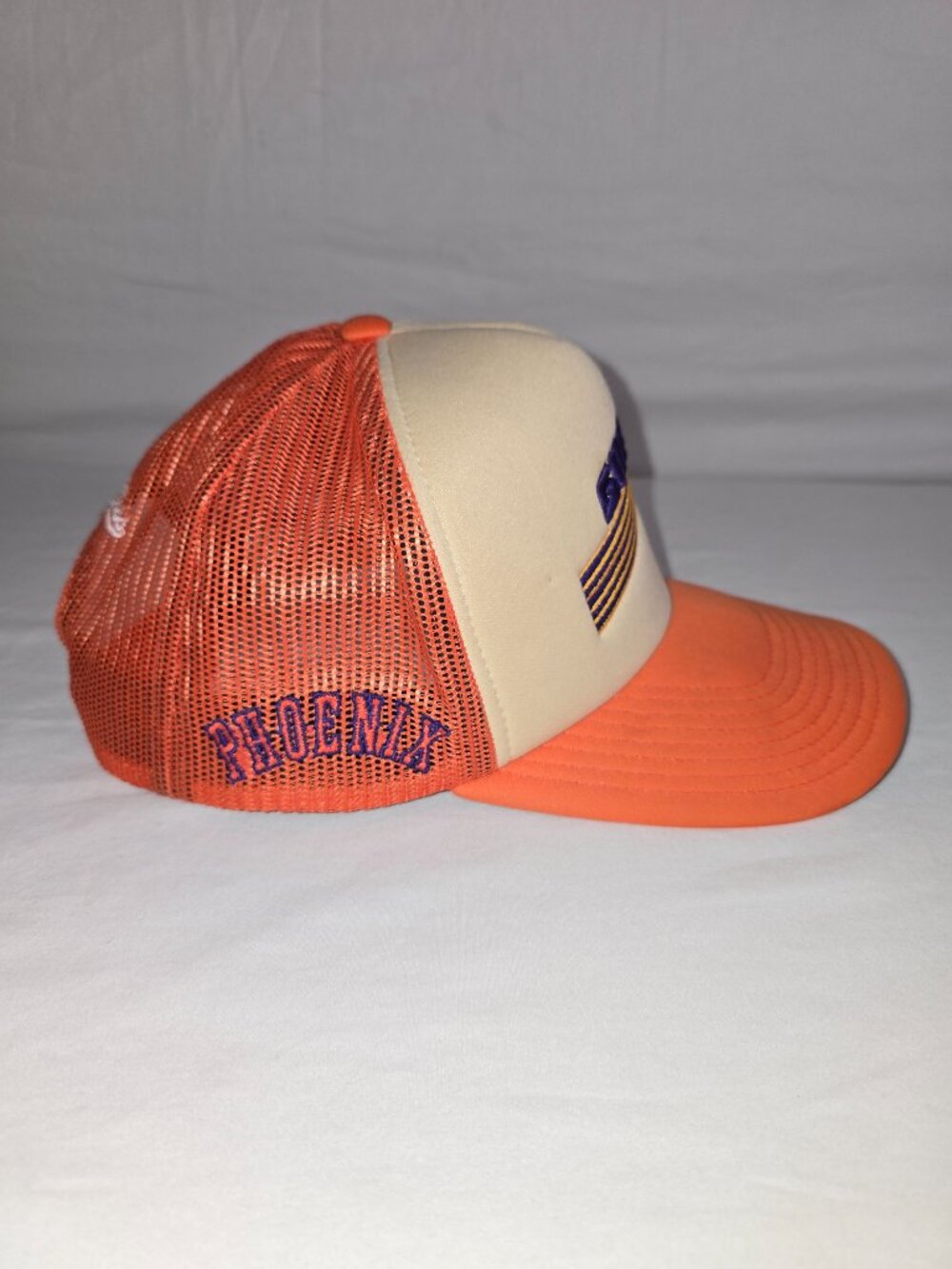 Mitchell & Ness Phoenix Suns Trucker SnapBack Hat Cap Mesh NBA - Picture 2 of 8